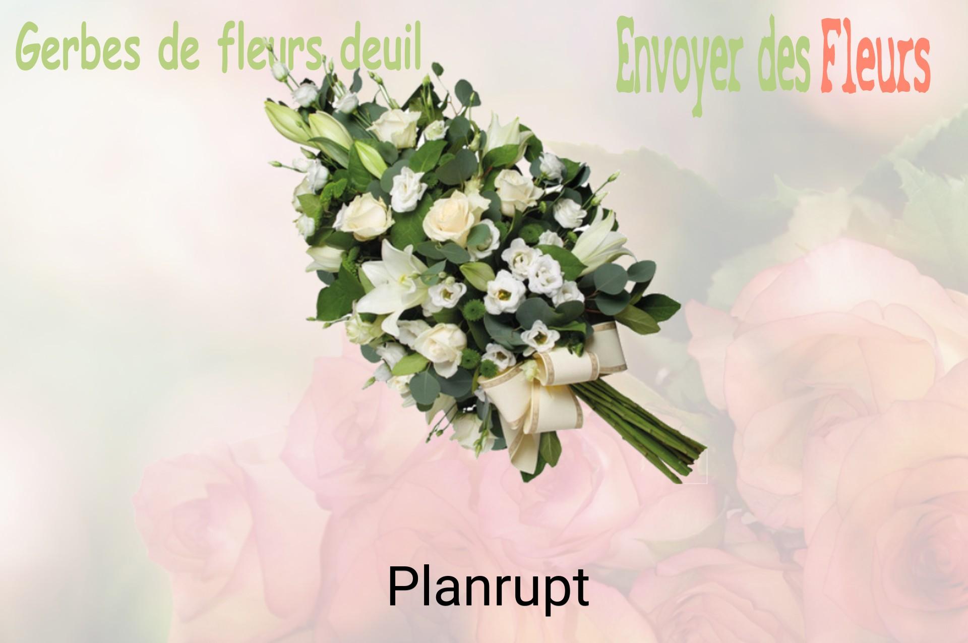 Gerbe de fleurs de deuil livrée à Planrupt